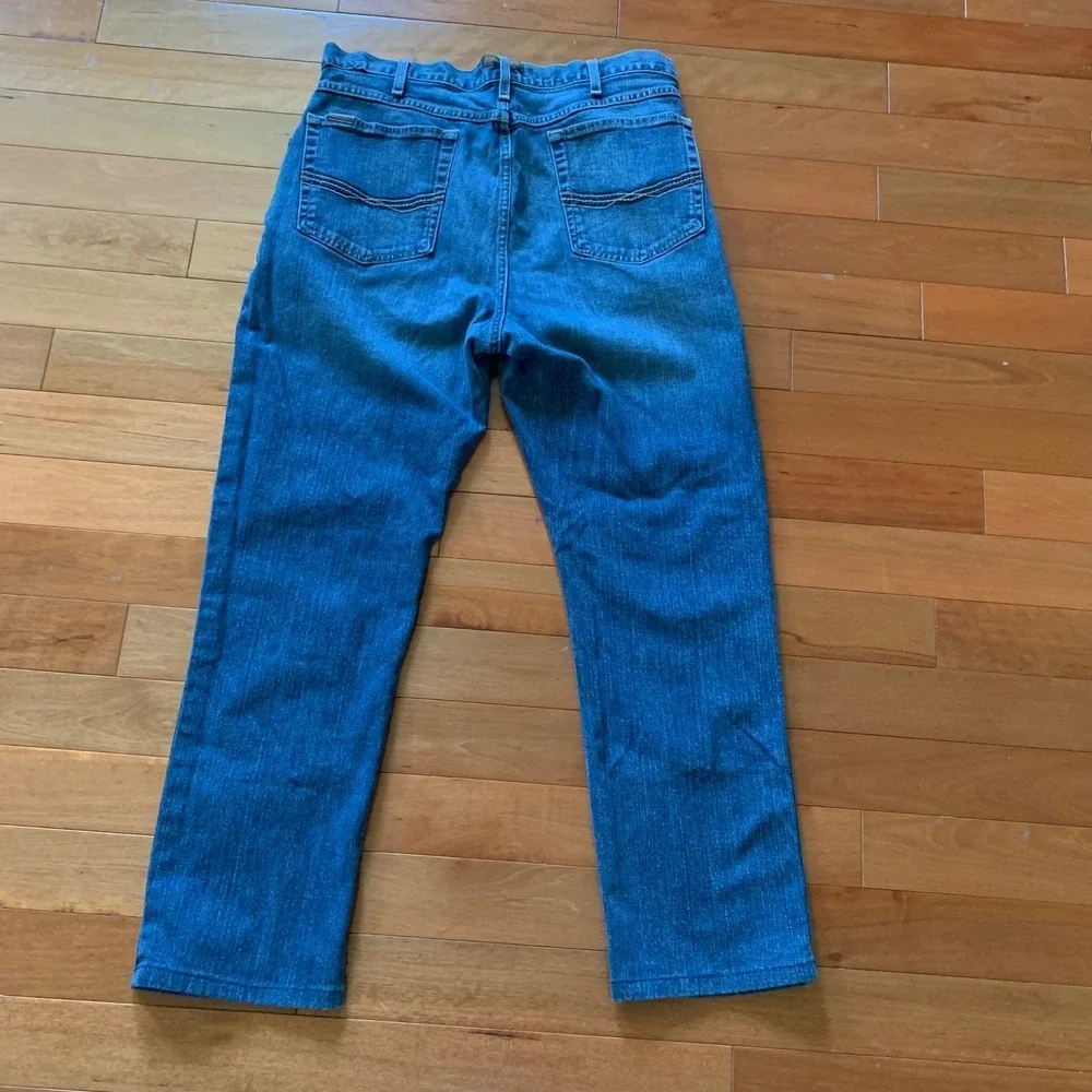 Ariat M4 Legacy 36x29 Relaxed Boot Cut Jeans Mens Blue Denim Western Cowboy